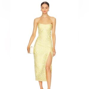 Amanda Uprichard Ivy Dress in Yellow